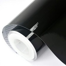 Black Gloss Vinyl Car Wrap