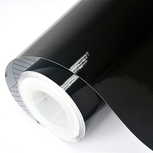 Black gloss vinyl - gloss, wrap