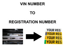 Vin number registration reg - vin,