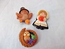 vtg lot 3 jewelry brooch pin