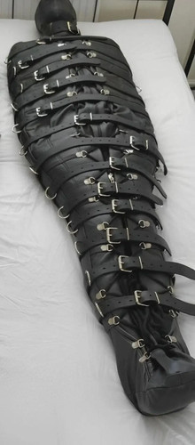 Leather sleep sack with - leather,
