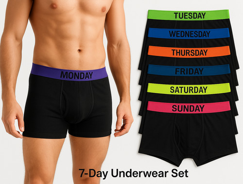 Days the week boxer shorts - days,