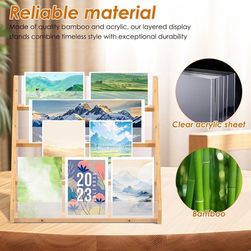 Tiered greeting card display - greeting,