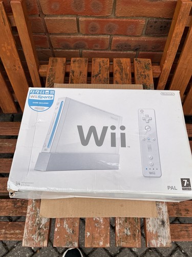 Nintendo wii console white pal - wii,