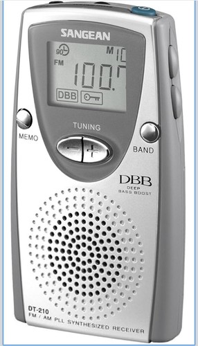 Sangean pocket 210 radio - sangean,