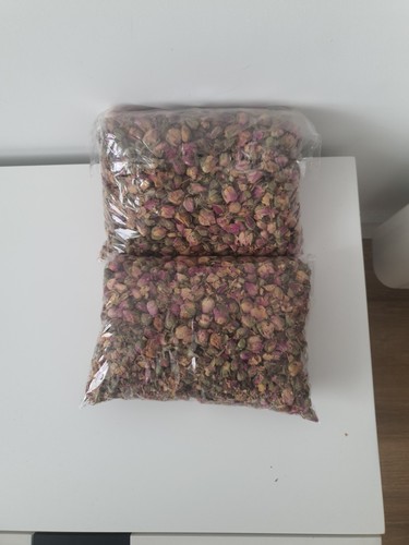 Dried rose buds dark - rose, 100%