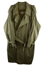 Yves Saint Laurent Mens Beige Long Belted Trench Jacket Mac Size 48' Fleece