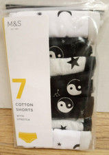 M&S Girls 7pk 7 pack Stretch