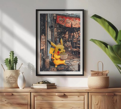 Pikachu ramen series - pikachu,