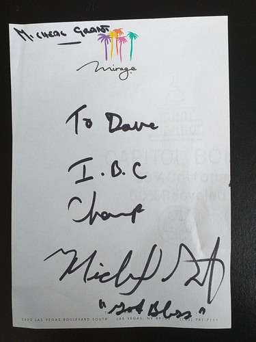 Genuine signed michael - signed,