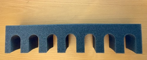 Gun cabinet foam slot - cabinet, 7