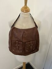 Ugg Australia Brown Leather Hobo Shoulder Tote Bag Handbag Slouch
