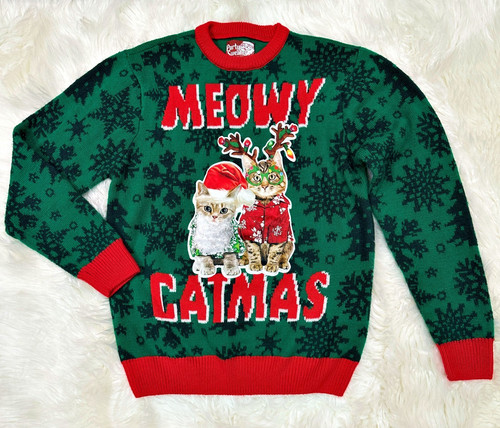 Party sweater dec 25th meowy - party,