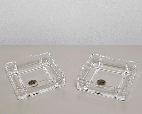 Pair vintage rcr royal crystal - pair,
