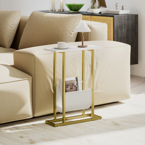 Narrow side table with - side,