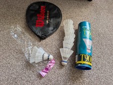 Job lot badminton equipment.-