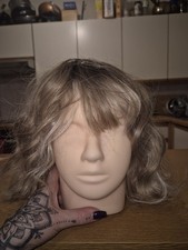 Ombre Blonde Short Wavy Bob