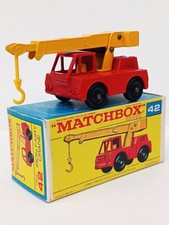 Matchbox Series Lesney No42c Iron Fairy Crane. Excellent Condition Original Box 
