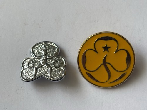 Girl guides old badges - girl,