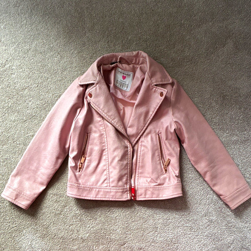 Primark girls pink faux - primark,