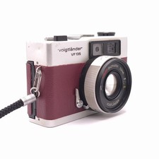Voigtlander VF 135 35mm Film Rangefinder Camera w/ 40mm lens Burgundy Leather