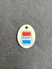 Regent Car Automobile Motor Oil Gas Petrol Keyring Key Fob Badge Emblem
