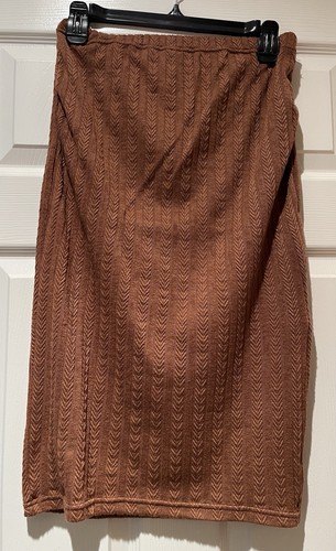 Shein brown maternity midi - shein,