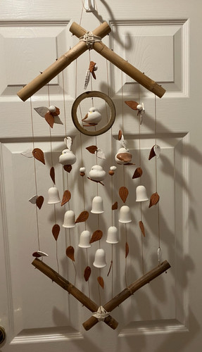 Vintage wind chime pottery - wind,