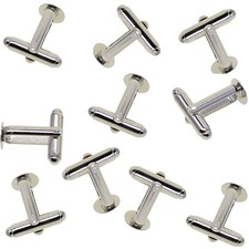 Cufflink Blanks DIY Brass