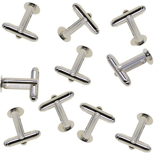 Cufflink blanks diy brass - cufflink,