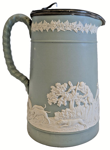 Jasper ware duck - ware, blue