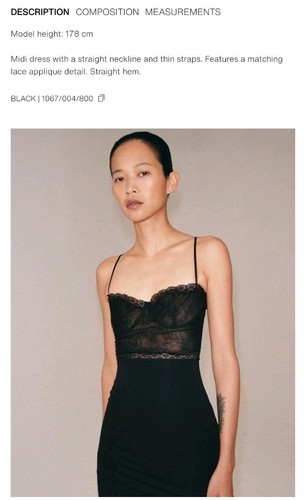 Zara lace trim - trim, midi