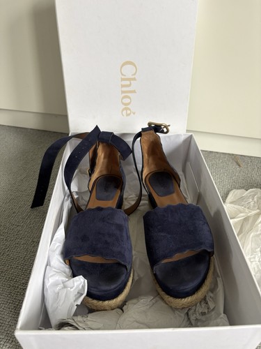 Chloe blue lagoon navy lauren - blue,