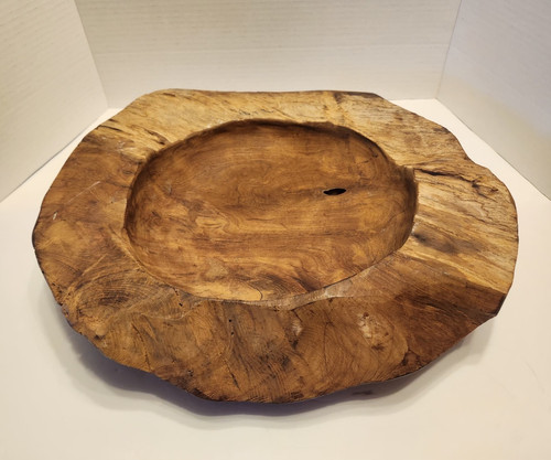 Large vintage carved teak - vintage, root