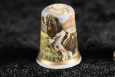 English Springer Spaniel china thimble gundog pedigree collectable dog