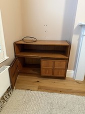 Mid-Century Oak TV Console /