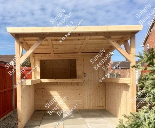 Hot tub shelter - tub, garden