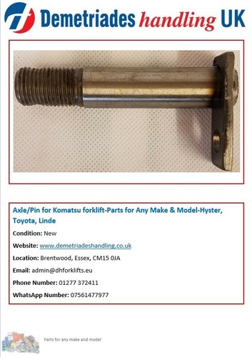 Axle pin for komatsu - axle/pin,