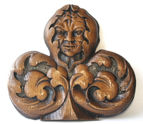 Green man reproduction - man,