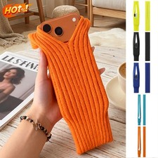 Woven Crossbody Phone Pocket