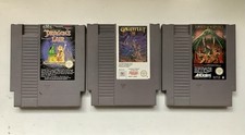Nintendo NES Gauntlet 2, Dragon's Lair, Swords & Serpents Games Cart only - PAL