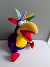 Rare, Vintage Original Cadbury's Crazy Parrot Soft Plush Toy from the 1990's