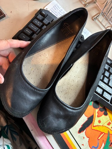 Clarks pumps womens black - 6.5,