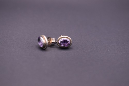 Fair trade silver and amethyst - silver,
