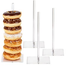 Donut Stand for Party Clear