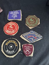 NRSA and Bisley Shooting Patches from 60s