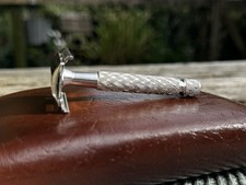 Vintage Gillette Tech Razor with Original Leather Case and Accessories