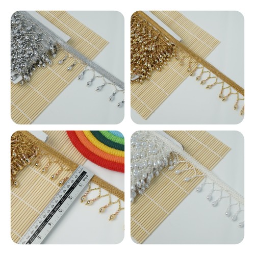 Yard beaded fringe scalloped - 1,