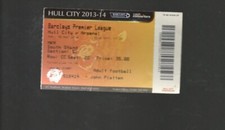 Used Ticket - Hull City v Arsenal 19.4.2014