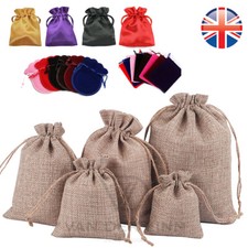 VDL Burlap Jute Gift Bags
